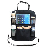 iPad and Tablet Holder with Car Seat Organizer - Touch Screen Pocket for Android & iOS Tablets up to 10.1"