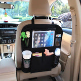 iPad and Tablet Holder with Car Seat Organizer - Touch Screen Pocket for Android & iOS Tablets up to 10.1"